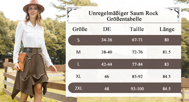 Unregelmäßiger Saum
