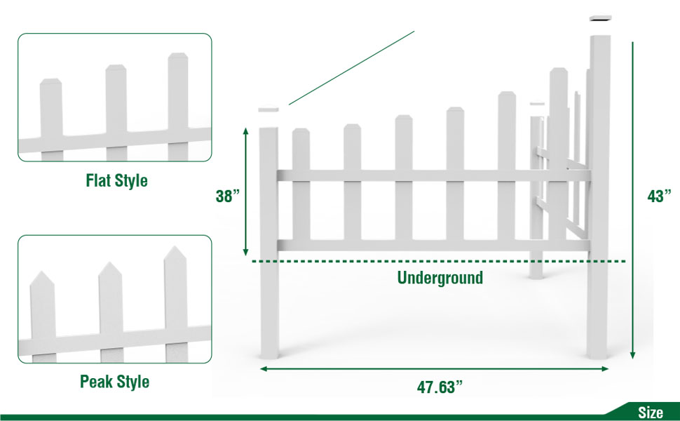 APICRED Vinyl Corner Picet Fence Arbors Country Corner
