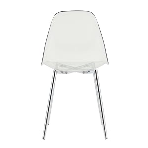 Crystal Clear Dining Chairs Set of 4