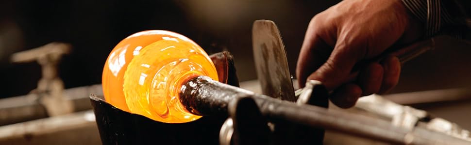 handmade handcraft man-made mouth-blown mastercraft master crafted hand made blown glass