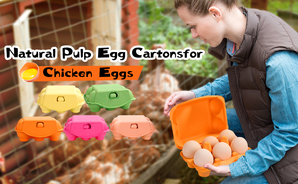 AEIMIJPQ Egg Cartons for Chicken Eggs 30 Pack, Reusable