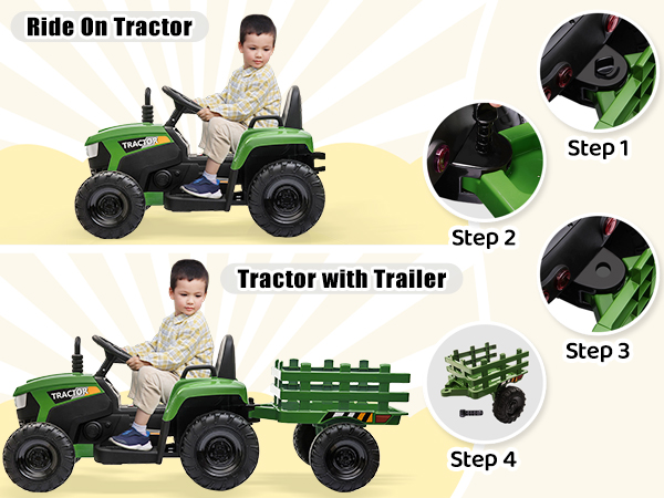 2 in 1 Tractor