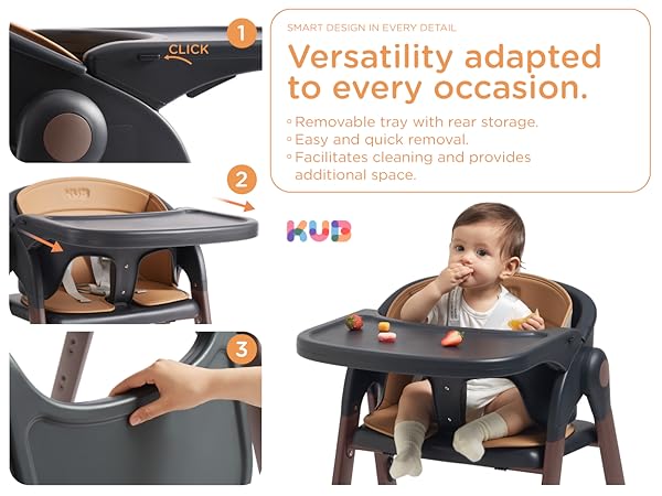 high chairs for babies and toddlers Adjustable dinner plate