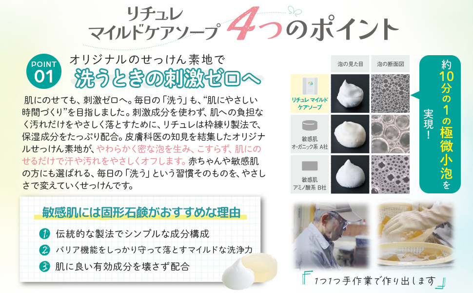 新品バブルエッセンスＶＣ２００　リチュレマイルドケアミルク　　マイルドケアソープ sai-sai（サイサイ）