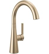 Delta Faucet Bar Faucet Gold, Bar Sink Faucet Single Hole Gold, Wet Bar Faucets, Prep Sink Faucet...