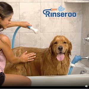 Dog Shower attachment for bathtub faucet pet shower attachment tub faucet sprayer adapter attaches