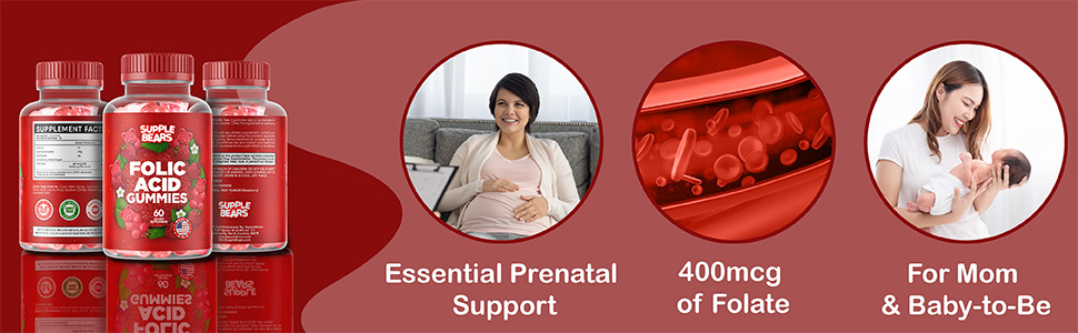 folic acid gummies 400mcg