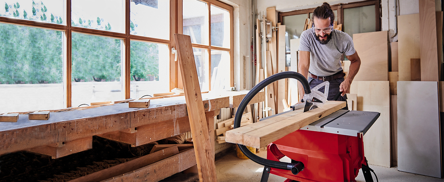 Einhell Table Saw TCTS 2025/3 eco (max. 2,000 W, Angle Stop, rip Fence