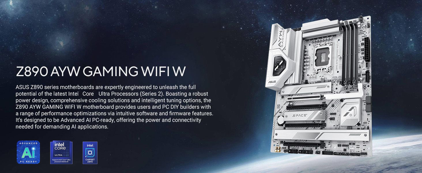 Z890 AYW WiFi White motherboard