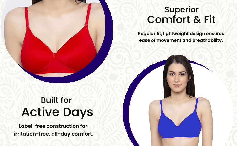 Women's Cotton Adjustable Strap Bra Camisole  SPN-MX9E8 