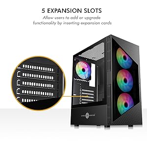 Gladius M4 ( Black ) - 5 Expansion Slots