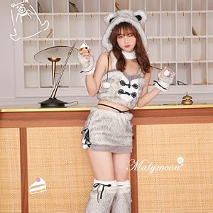 Malymoon コスプレ　ハロウィン　ホワイトベア　オオカミ Amazon.co.jp: [Malymoon] ハロウィン コスプレ アニマル 衣装