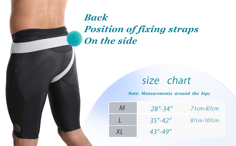 Hernia Belt for Men Inguinal Hernia Support Groin or Lower Abdominal