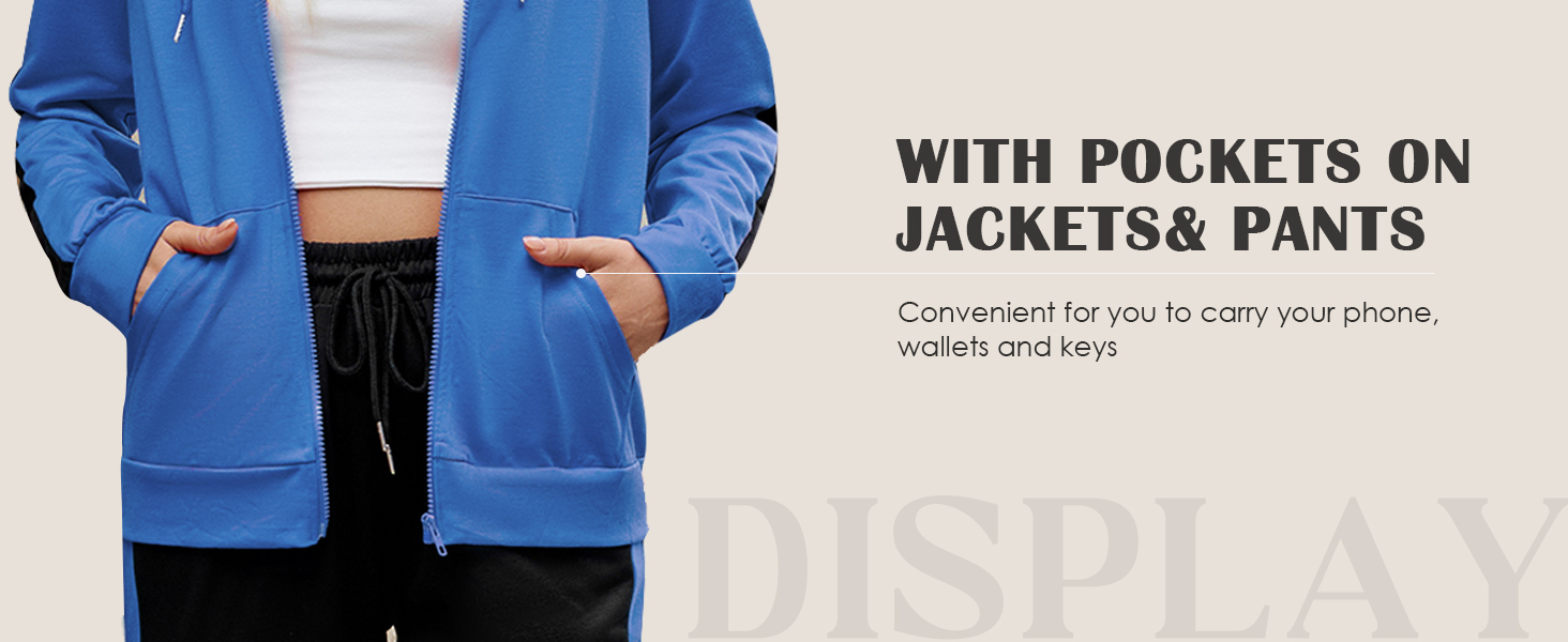 tracksuits for women set
