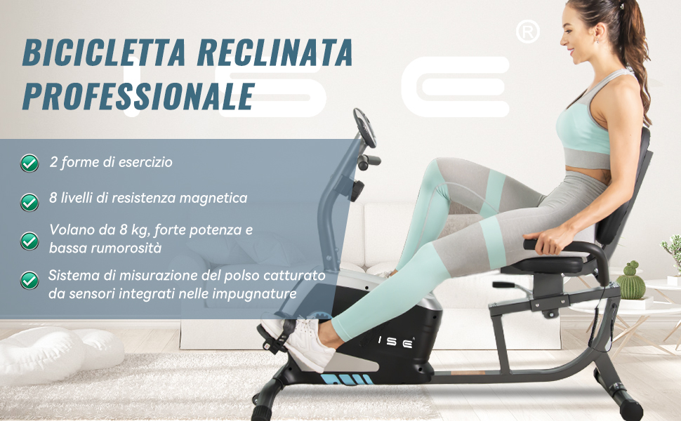 bicicletta reclinata professionale
