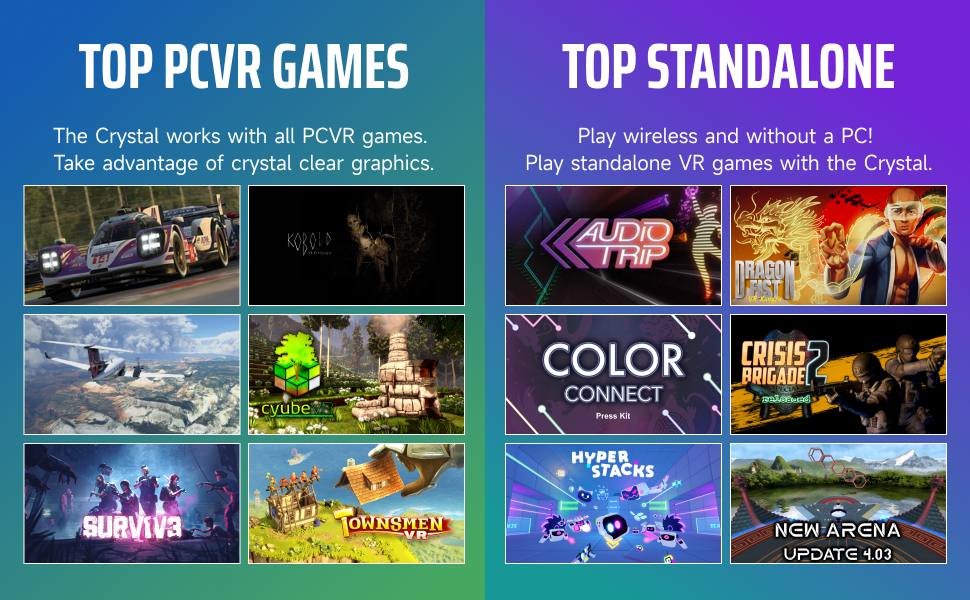 PC VR standalone games