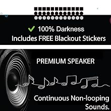 High quality speaker, continuous non-looping sound.