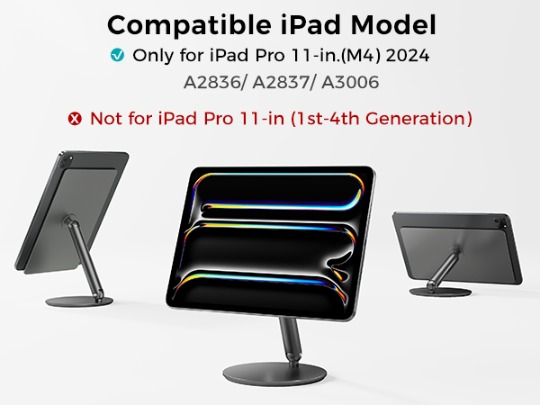 Amazon.com: BENKS Magnetic iPad Stand for iPad Pro 11'' M4 (2024