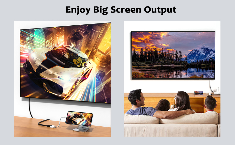 [Apple MFi Certified] Lightning to HDMI Adapter Digital AV