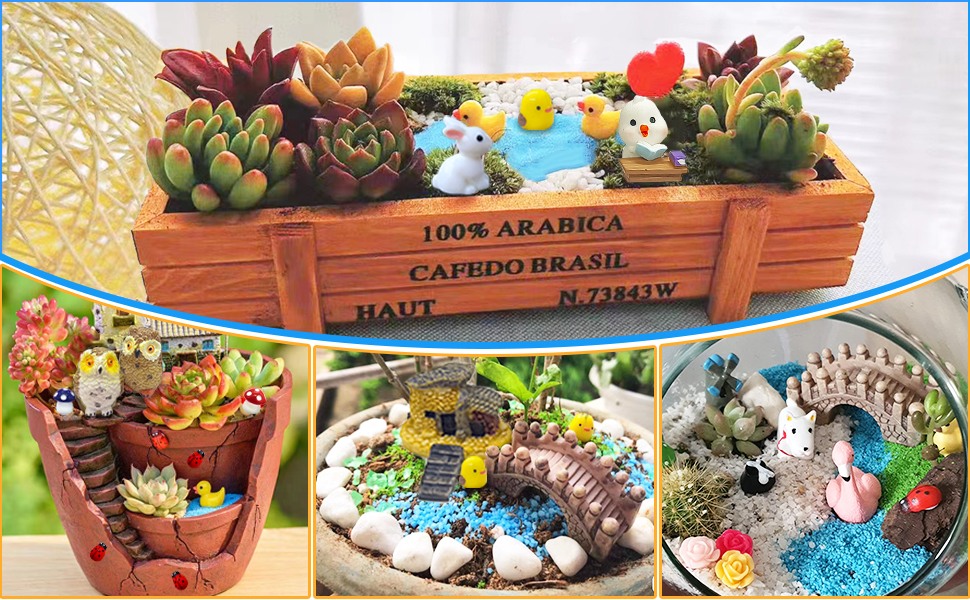 Tardigrade 200 Pieces Fairy Garden Accessories, Fairy