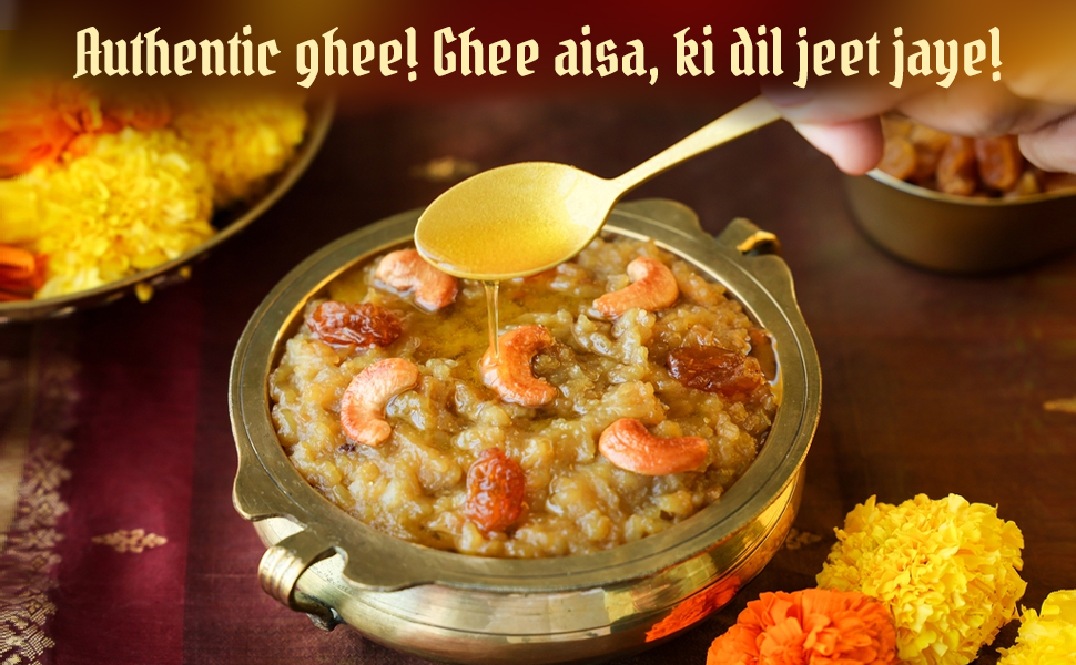 Lotus Ghee 1 Litre Ceka Pack, Healthy with Real Aroma, 100 Natural