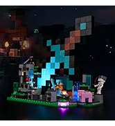 Brickshining LED Lighting Compatible with Lego The Sword Outpost 21244, Light Kit Compatible with...