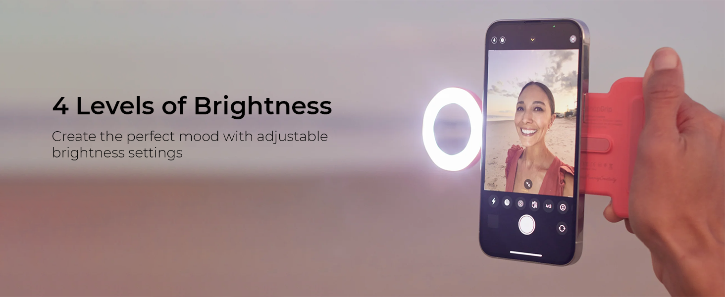 ShiftCam SnapLight Anillo de luz LED para selfie con