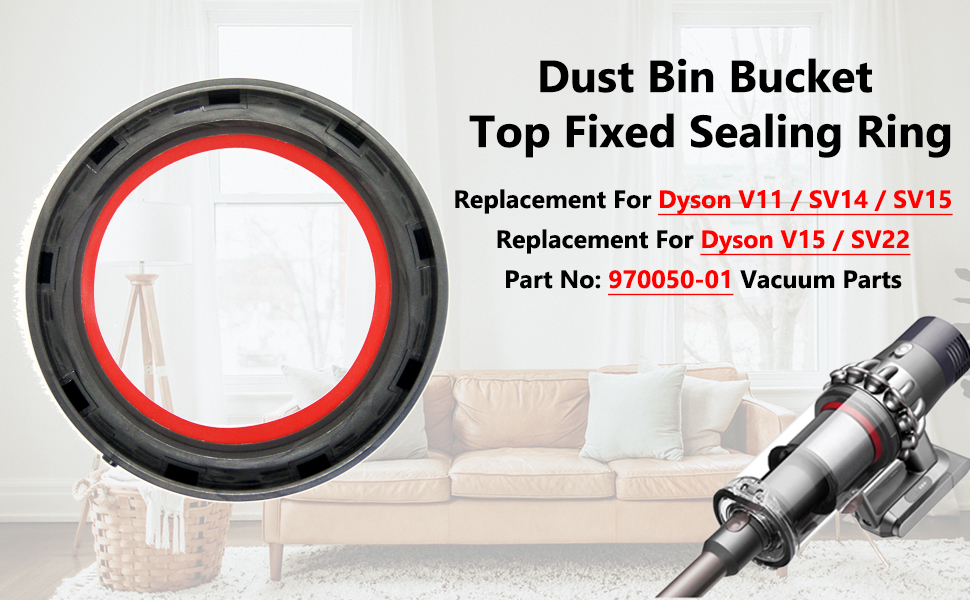 Dyson V11/Sv14/Sv15 Dust Bin Sealing Rings