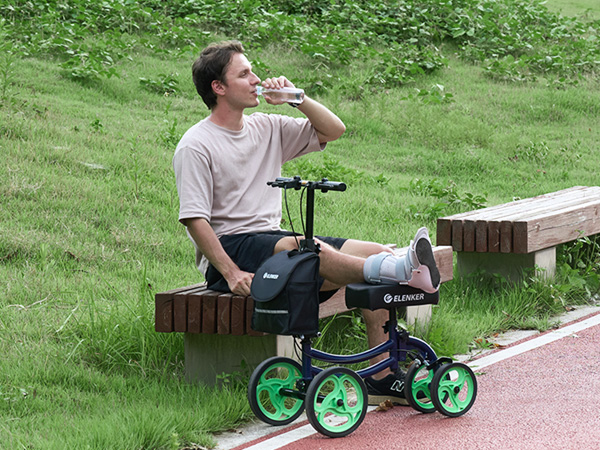 Amazon.com: ELENKER Deluxe Steerable Knee Walker with 10