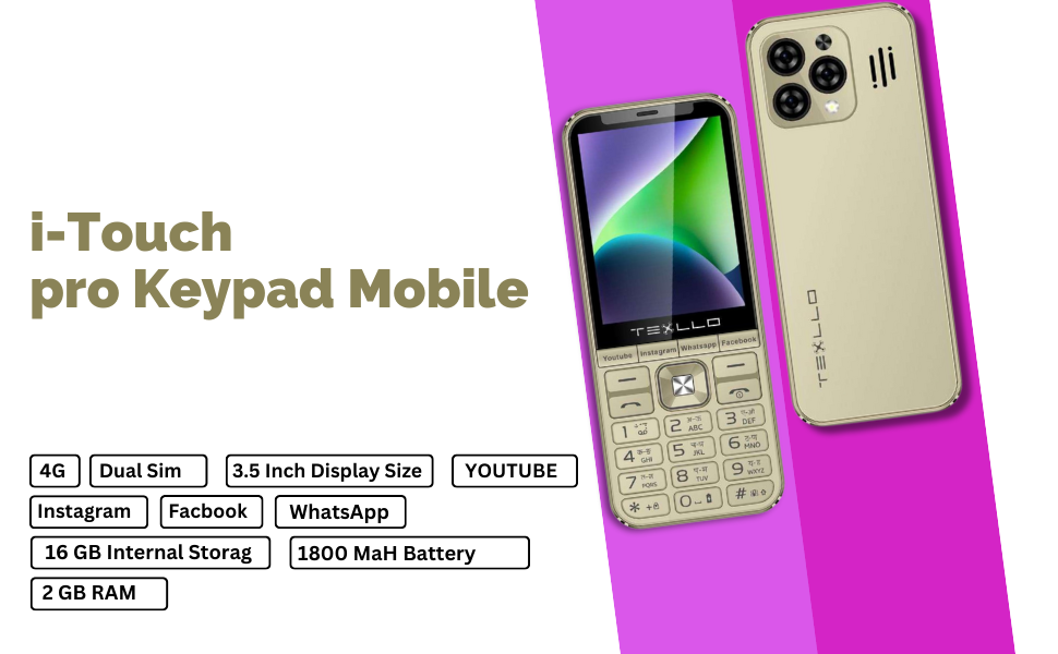 16 GB Internal Storage - Dual Sim 4G Volte Keypad Mobile Phone
