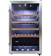Tronitechnik Weinkühlschrank, Getränkekühlschrank, Minibar, Mini-Kühlschrank leise, 126 Liter, 6...