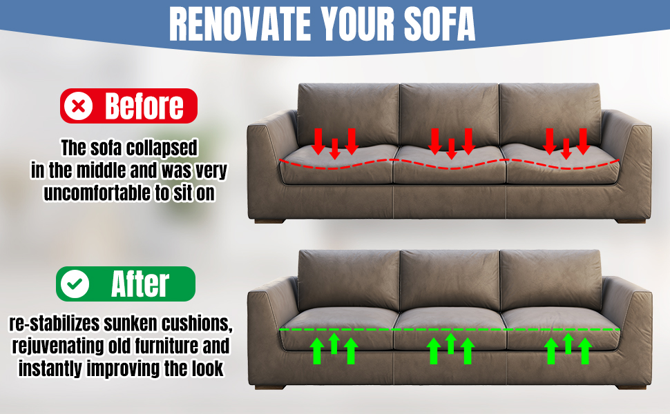 HOMBYS 3 PCS Couch Cushion Inserts for Sagging Seat Support
| HOMBYS 22x22x2 Couch Cushion Replacement with Dacron F A021dbb4 C4c7 4bf2 9e17 7657f2f74ddd. CR0,0,970,600 PT0 SX970 V1