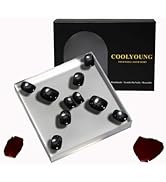 COOLYOUNG Small Press On Nails, Short Nails, Cat Eye Press On Nails, 'Moloch Moonlight', Ombre Na...
