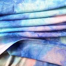 tie die fabric detail