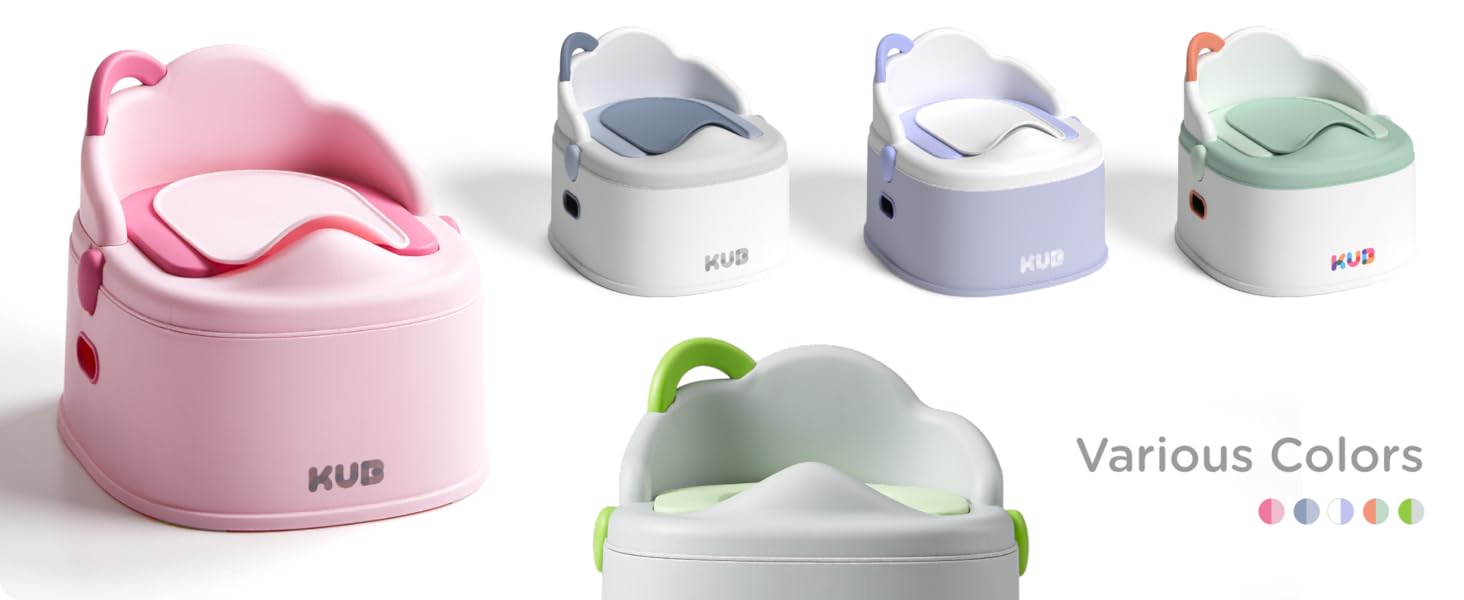 KUB 3-in-1 Potty Training Toilet Chair, Seat, Step Stool Baby Toddler Potty Trainer Boy Girl