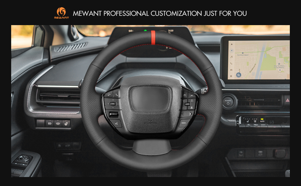 MEWANT Steering Wheel Covers for Toyota Prius VI (XW60