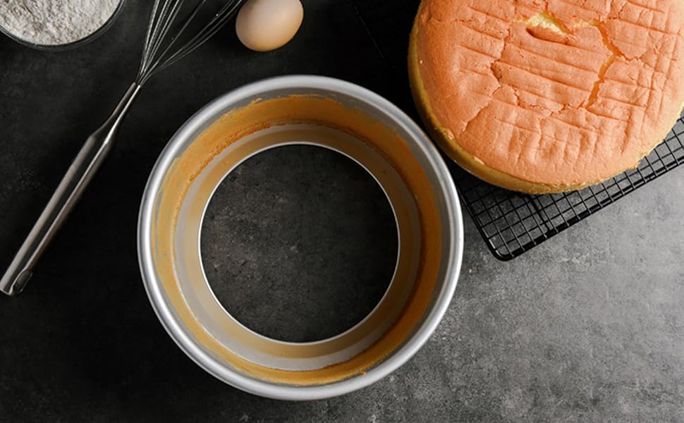 Tosnail 2 Pack 8Inch Aluminum Round Cake Pan with
