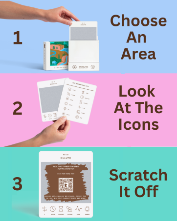 adventure bucket list scratch off cards