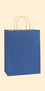 Navy Blue Gift Bags 100PCS