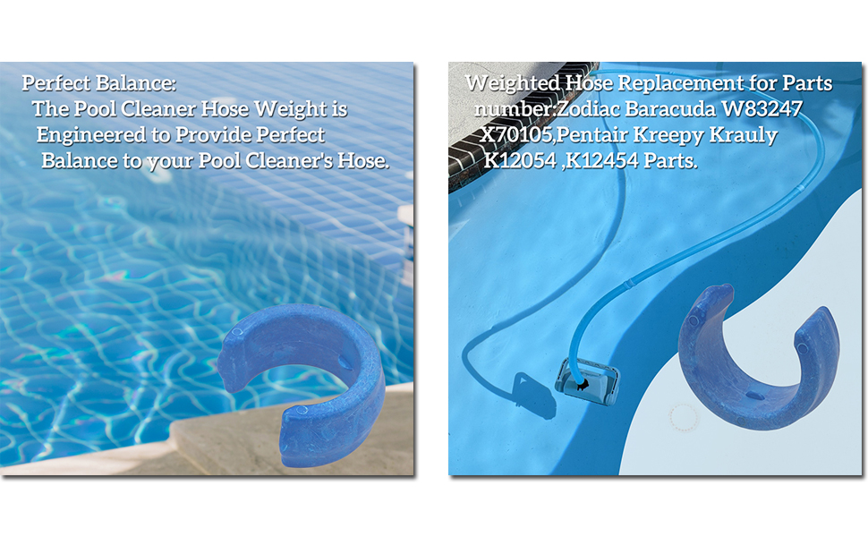 Pool Hose Weights Universal Replacement for Zodiac Pentair Kreepy Krauly Automatic