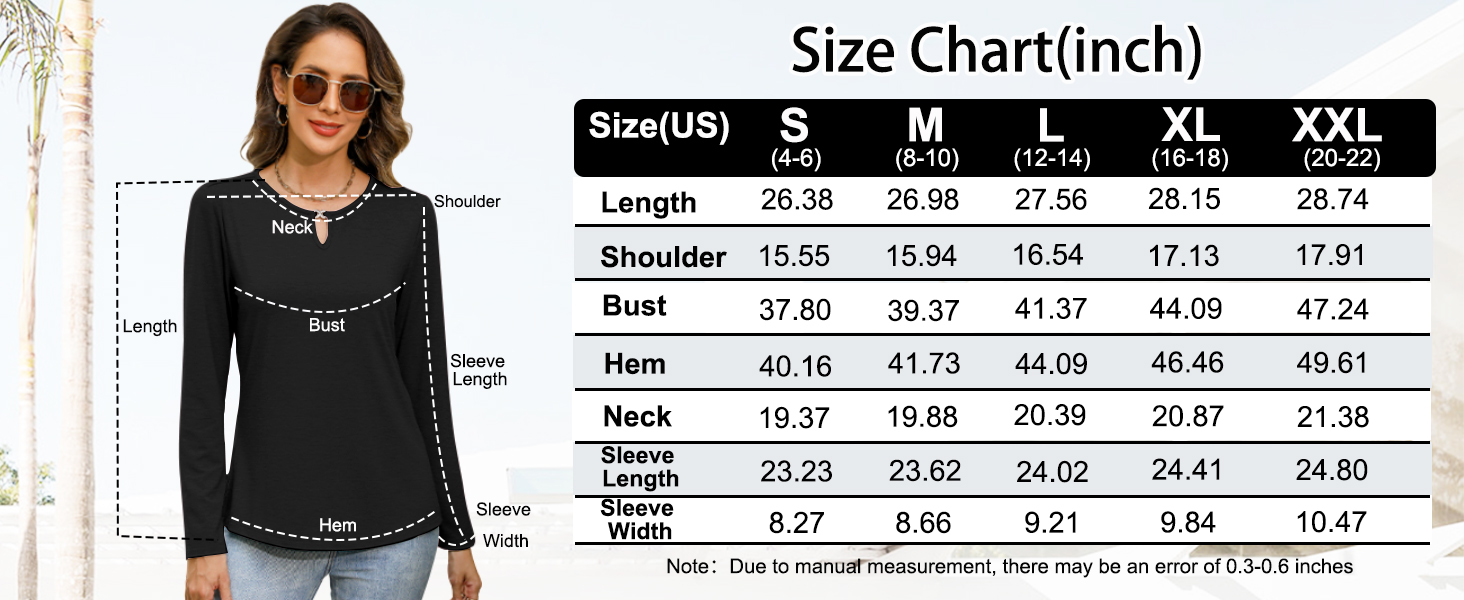 white long sleeve shirts for women