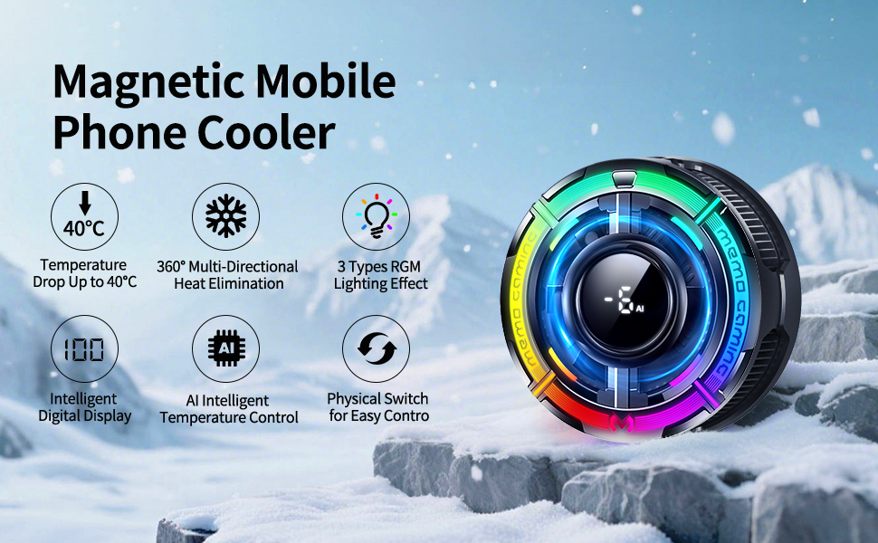 Magnetic Phone Cooler
