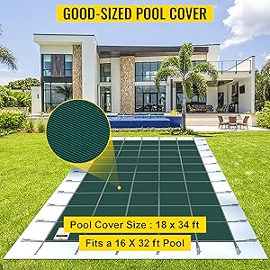 16x32 inground safety pool cover