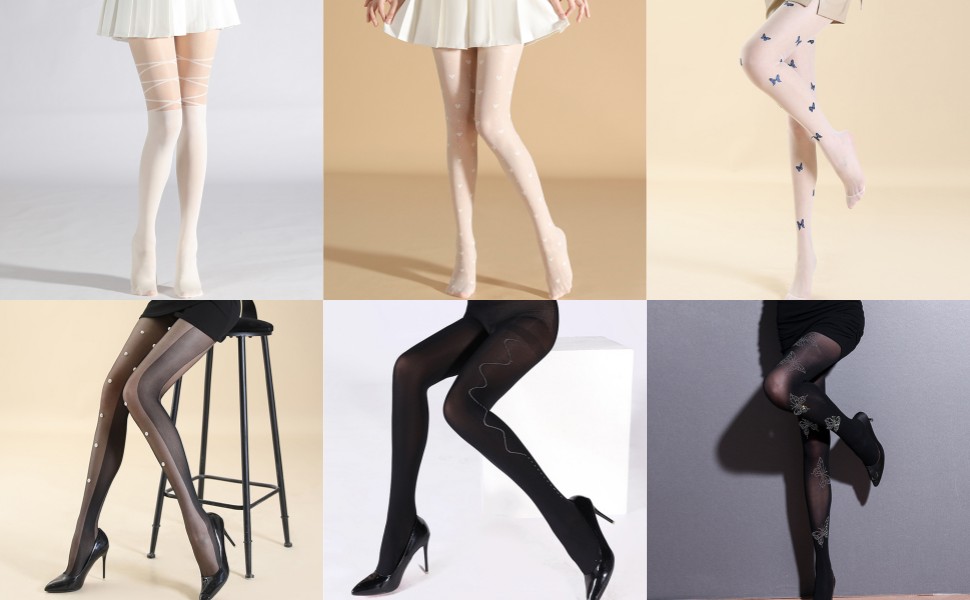 Amazon [Maeau] 美脚 タイツ レディース 透け感 素肌感 ストッキング 可愛い パンスト 伸縮性 セクシー カジュアル 通勤