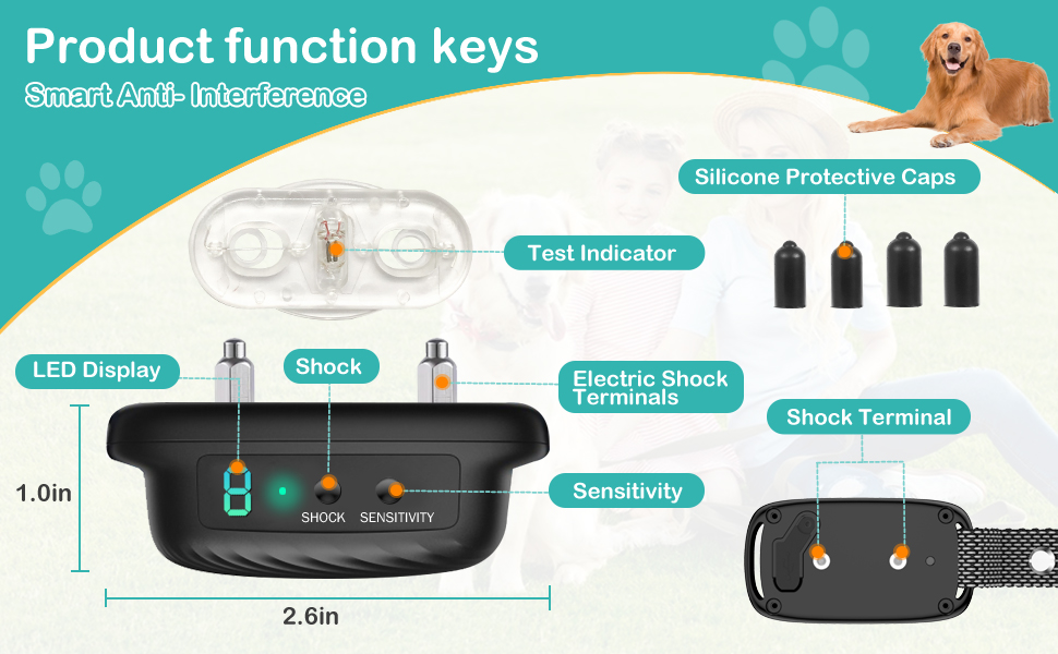 Dog Bark Collar.NOUGAT Rechargeable Smart AntiBarking