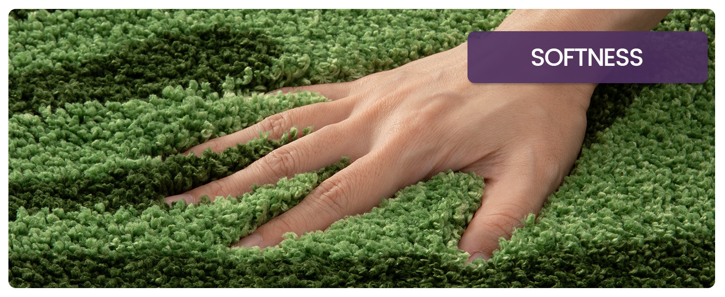 green bathroom rugs
