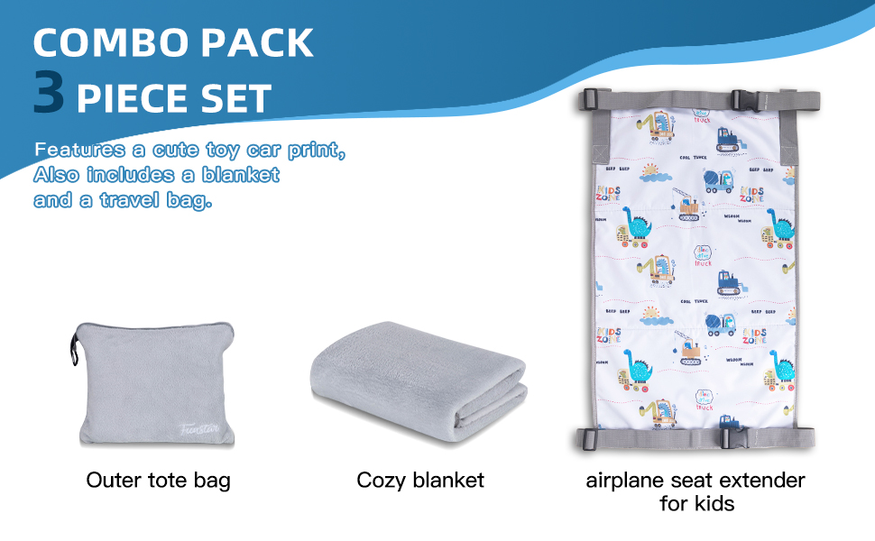 Kids Plane Bed Foot Leg Rest for Flights