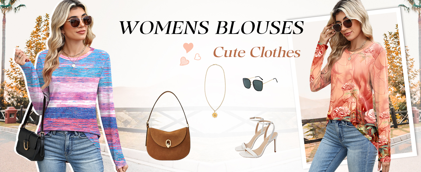 long sleeve tops for women