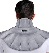 006gray Heating Pad Microwavable for shoulder and back