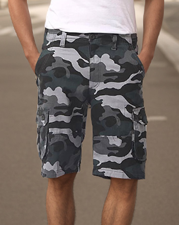 camo cargo shorts men